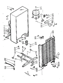 Unit Parts parts for Kenmore Freezer 106.720300 (106720300, 106 720300) from AppliancePartsPros.com