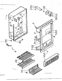 Liner Parts parts for Kenmore Freezer 106.720300 (106720300, 106 720300) from AppliancePartsPros.com