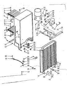 Unit Parts parts for Kenmore Freezer 106.720420 (106720420, 106 720420) from AppliancePartsPros.com