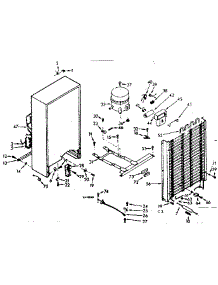 Unit Parts parts for Kenmore Freezer 106.720450 (106720450, 106 720450) from AppliancePartsPros.com