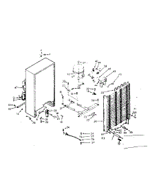 Unit Parts parts for Kenmore Freezer 106.720451 (106720451, 106 720451) from AppliancePartsPros.com