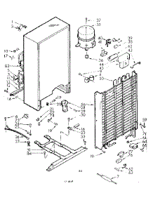 Unit Parts parts for Kenmore Freezer 106.720452 (106720452, 106 720452) from AppliancePartsPros.com