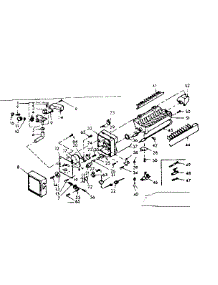 Icemaker Parts parts for Kenmore Freezer 106.720480 (106720480, 106 720480) from AppliancePartsPros.com
