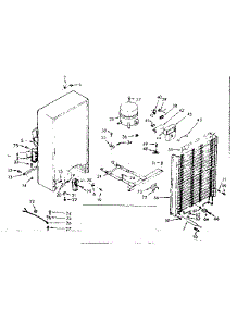 Unit Parts parts for Kenmore Freezer 106.720481 (106720481, 106 720481) from AppliancePartsPros.com