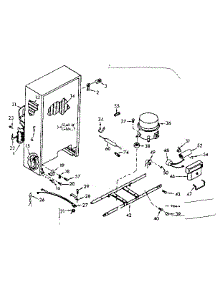 Unit Parts parts for Kenmore Freezer 106.720640 (106720640, 106 720640) from AppliancePartsPros.com