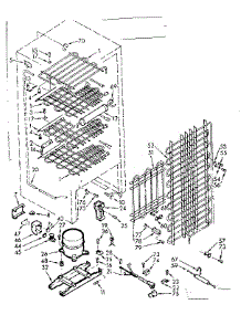 Unit Parts parts for Kenmore Freezer 106.721120 (106721120, 106 721120) from AppliancePartsPros.com