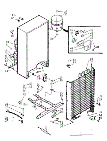 Unit Parts parts for Kenmore Freezer 106.721140 (106721140, 106 721140) from AppliancePartsPros.com