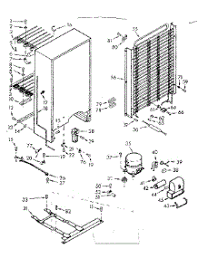 Unit Parts parts for Kenmore Freezer 106.721201 (106721201, 106 721201) from AppliancePartsPros.com