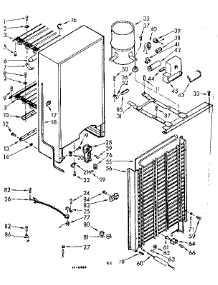 Unit Parts parts for Kenmore Freezer 106.721220 (106721220, 106 721220) from AppliancePartsPros.com