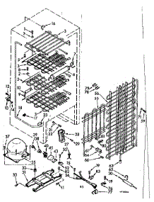 Unit Parts parts for Kenmore Freezer 106.721221 (106721221, 106 721221) from AppliancePartsPros.com