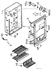 Liner Parts parts for Kenmore Freezer 106.721300 (106721300, 106 721300) from AppliancePartsPros.com
