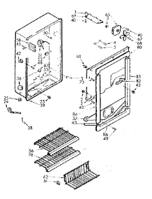 Liner Parts parts for Kenmore Freezer 106.721302 (106721302, 106 721302) from AppliancePartsPros.com