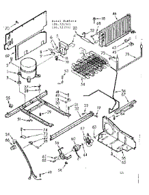 Unit Parts parts for Kenmore Freezer 106.721541 (106721541, 106 721541) from AppliancePartsPros.com