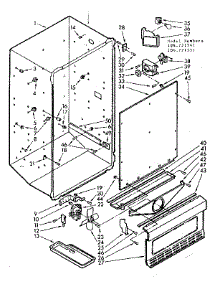 Liner Parts parts for Kenmore Freezer 106.721541 (106721541, 106 721541) from AppliancePartsPros.com