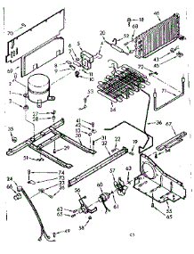Unit Parts parts for Kenmore Freezer 106.721570 (106721570, 106 721570) from AppliancePartsPros.com