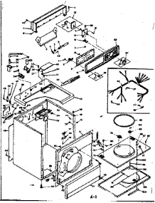 Machine Sub-Assembly parts for Kenmore Dryer 110.6308805 (1106308805, 110 6308805) from AppliancePartsPros.com