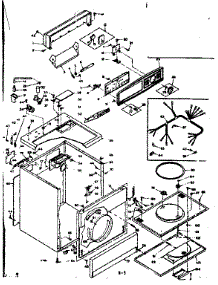 Machine Sub-Assembly parts for Kenmore Dryer 110.6308807 (1106308807, 110 6308807) from AppliancePartsPros.com