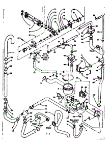 Washer-Dryer Water System parts for Kenmore Washer Dryer Combo 110.6309800 (1106309800, 110 6309800) from AppliancePartsPros.com