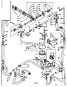 Water System parts for Kenmore Washer Dryer Combo 110.6309810 (1106309810, 110 6309810) from AppliancePartsPros.com