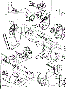 Blower, Cylinder, Pump & Motor parts for Kenmore Washer Dryer Combo 110.6310810 (1106310810, 110 6310810) from AppliancePartsPros.com