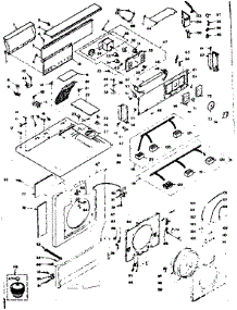 Top And Front Assembly parts for Kenmore Washer Dryer Combo 110.6310810 (1106310810, 110 6310810) from AppliancePartsPros.com