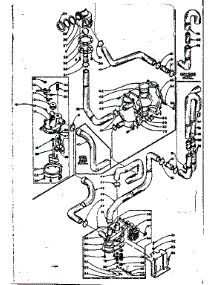 Water System parts for Kenmore Washer 110.6314801 (1106314801, 110 6314801) from AppliancePartsPros.com