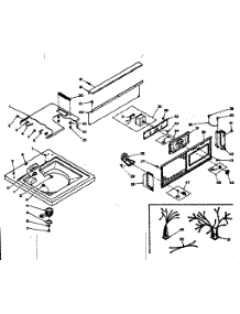 Top And Console Assembly parts for Kenmore Washer 110.6315700 (1106315700, 110 6315700) from AppliancePartsPros.com