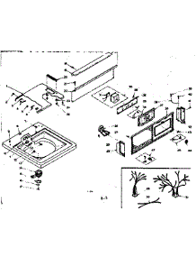 Top And Console Assembly parts for Kenmore Washer 110.6315760 (1106315760, 110 6315760) from AppliancePartsPros.com