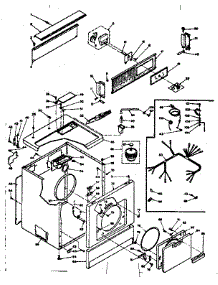 Machine Sub-Assembly parts for Kenmore Dryer 110.6317700 (1106317700, 110 6317700) from AppliancePartsPros.com
