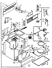 Machine Sub-Assembly parts for Kenmore Dryer 110.6317731 (1106317731, 110 6317731) from AppliancePartsPros.com