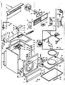 Machine Sub-Assembly parts for Kenmore Dryer 110.6317742 (1106317742, 110 6317742) from AppliancePartsPros.com