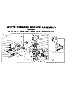 White Rodgers Burner Assembly parts for Kenmore Dryer 110.6317801 (1106317801, 110 6317801) from AppliancePartsPros.com