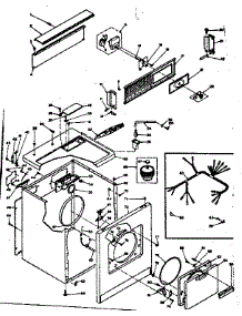 Machine Sub-Assembly parts for Kenmore Dryer 110.6318700 (1106318700, 110 6318700) from AppliancePartsPros.com