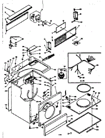 Machine Sub-Assembly parts for Kenmore Dryer 110.6318731 (1106318731, 110 6318731) from AppliancePartsPros.com