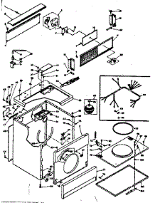 Machine Sub-Assembly parts for Kenmore Dryer 110.6318732 (1106318732, 110 6318732) from AppliancePartsPros.com