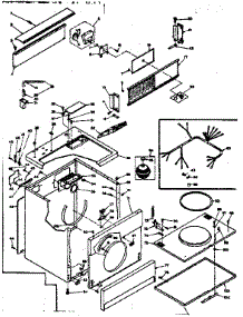Machine Sub-Assembly parts for Kenmore Dryer 110.6318740 (1106318740, 110 6318740) from AppliancePartsPros.com