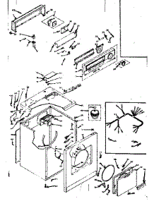 Machine Sub-Assembly parts for Kenmore Dryer 110.6318803 (1106318803, 110 6318803) from AppliancePartsPros.com