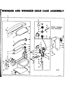 Wringer Gear Case parts for Kenmore Washer 110.6401200 (1106401200, 110 6401200) from AppliancePartsPros.com
