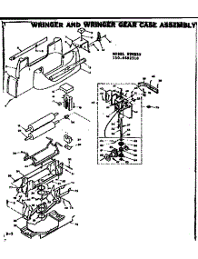 Wringer Gear Case parts for Kenmore Washer 110.6402510 (1106402510, 110 6402510) from AppliancePartsPros.com