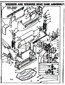 Wringer Gear Case parts for Kenmore Washer 110.6402800 (1106402800, 110 6402800) from AppliancePartsPros.com