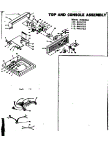 Top And Console Assembly parts for Kenmore Washer 110.6404702 (1106404702, 110 6404702) from AppliancePartsPros.com