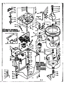 Machine Sub Assembly parts for Kenmore Washer 110.6404902 (1106404902, 110 6404902) from AppliancePartsPros.com