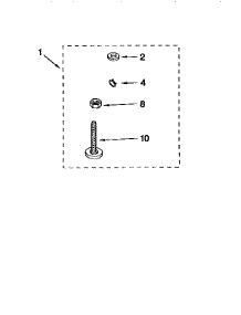 Miscellaneous parts for Kenmore Washer 110.26808690 (11026808690, 110 26808690) from AppliancePartsPros.com