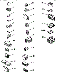 Wiring Harness parts for Kenmore Washer 110.26808691 (11026808691, 110 26808691) from AppliancePartsPros.com