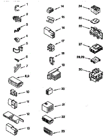 Wiring Harness parts for Kenmore Washer 110.26808692 (11026808692, 110 26808692) from AppliancePartsPros.com