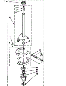 Brake And Drive Tube parts for Kenmore Washer 110.26809690 (11026809690, 110 26809690) from AppliancePartsPros.com