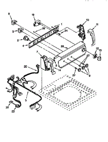 Control Panel parts for Kenmore Washer 110.26814690 (11026814690, 110 26814690) from AppliancePartsPros.com