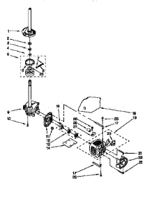 Motor And Pump parts for Kenmore Washer 110.26822691 (11026822691, 110 26822691) from AppliancePartsPros.com