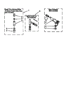 Water System parts for Kenmore Washer 110.26822692 (11026822692, 110 26822692) from AppliancePartsPros.com