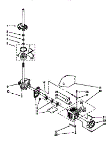 Brake, Clutch, Gearcase, Motor parts for Kenmore Washer 110.26822692 (11026822692, 110 26822692) from AppliancePartsPros.com
